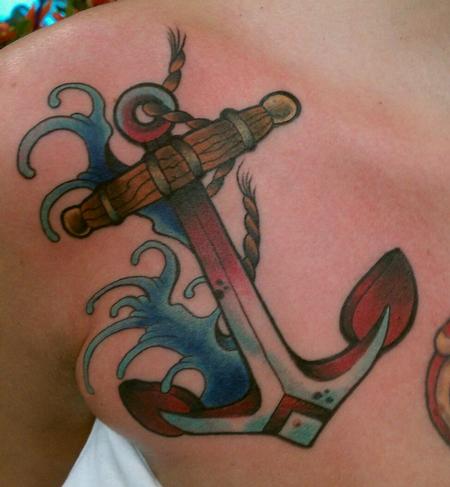 Anchor ⚓️ with Key 🔑 Symbol Tattoo Designs . .@sasi_wins_tattoos .  #nametattoo #tattoo #tattoos #tattooartist #inked #tattooart... | Instagram